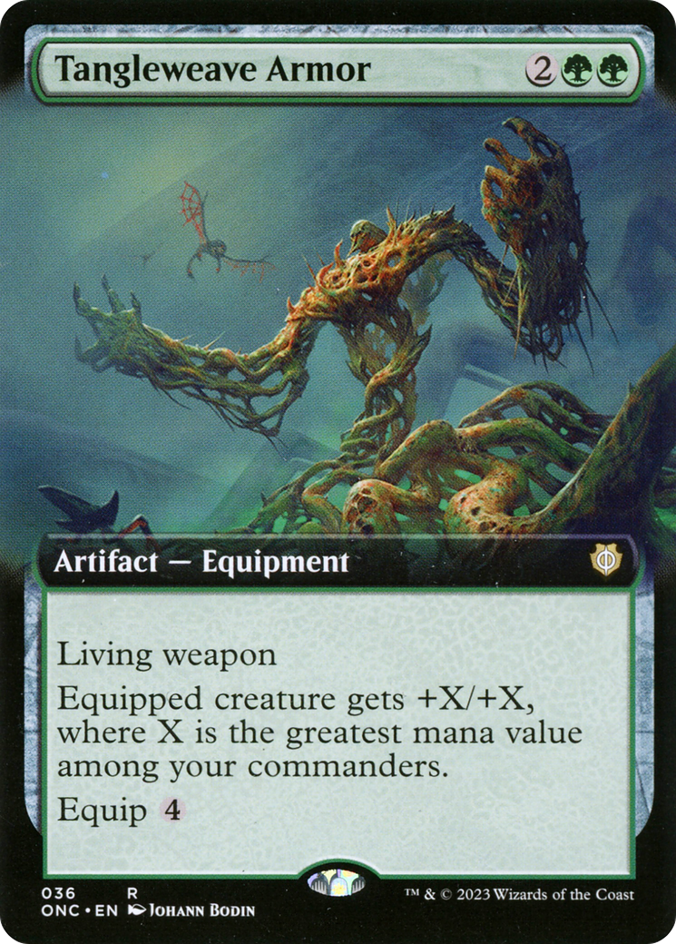 Tangleweave Armor (Extended Art) [Phyrexia: All Will Be One Commander] - Magic: The Gathering - Card Brawlers | Quebec | Canada |