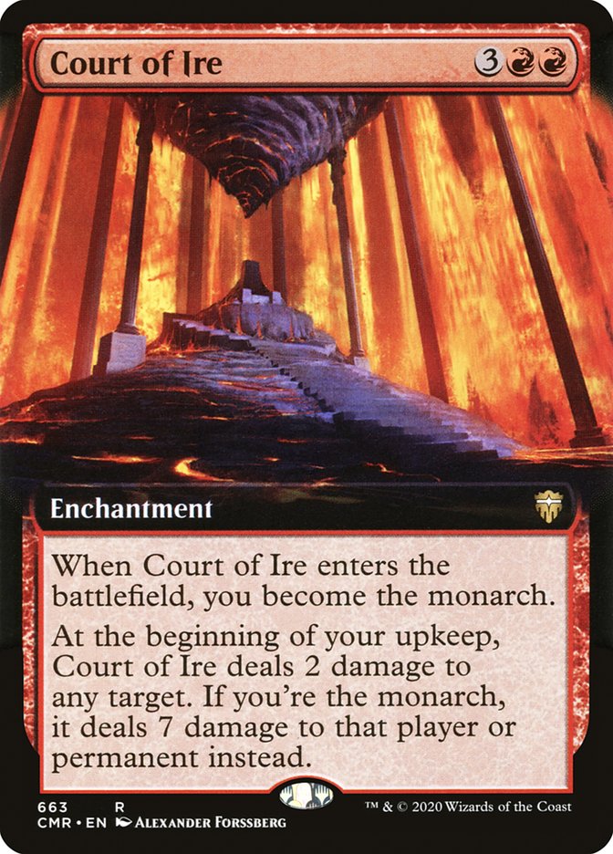 Court of Ire (Extended Art) [Commander Legends] - Magic: The Gathering - Card Brawlers | Quebec | Canada |