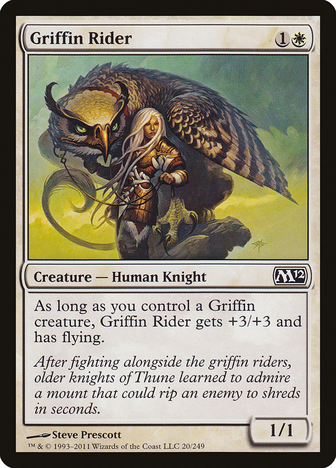 Griffin Rider [Magic 2012] - Magic: The Gathering - Card Brawlers | Quebec | Canada |