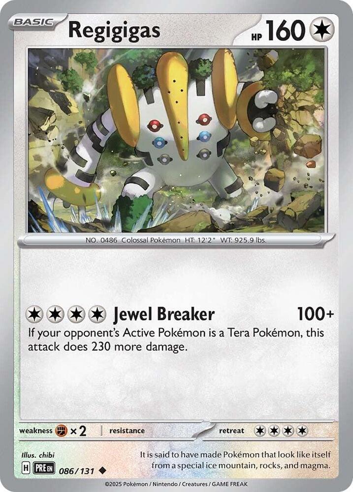 Regigigas (086/131) [Scarlet & Violet: Prismatic Evolutions] - Pokémon - Card Brawlers | Quebec | Canada |
