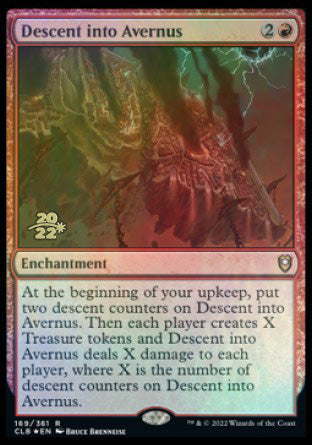 Descent into Avernus [Commander Legends: Battle for Baldur's Gate Prerelease Promos] - Magic: The Gathering - Card Brawlers | Quebec | Canada |