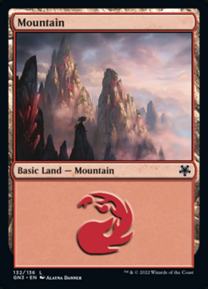 Mountain (132) [Game Night: Free-for-All] - Magic: The Gathering - Card Brawlers | Quebec | Canada |