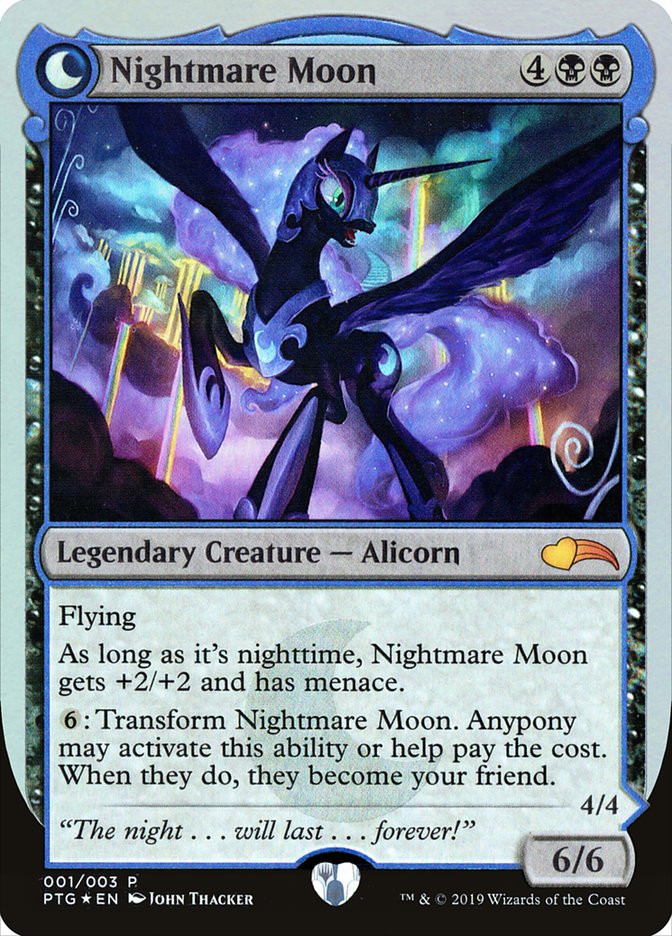 Nightmare Moon // Princess Luna [Ponies: The Galloping] - Magic: The Gathering - Card Brawlers | Quebec | Canada |