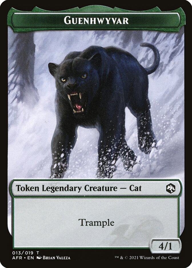 Guenhwyvar Token [Dungeons & Dragons: Adventures in the Forgotten Realms Tokens] - Magic: The Gathering - Card Brawlers | Quebec | Canada |