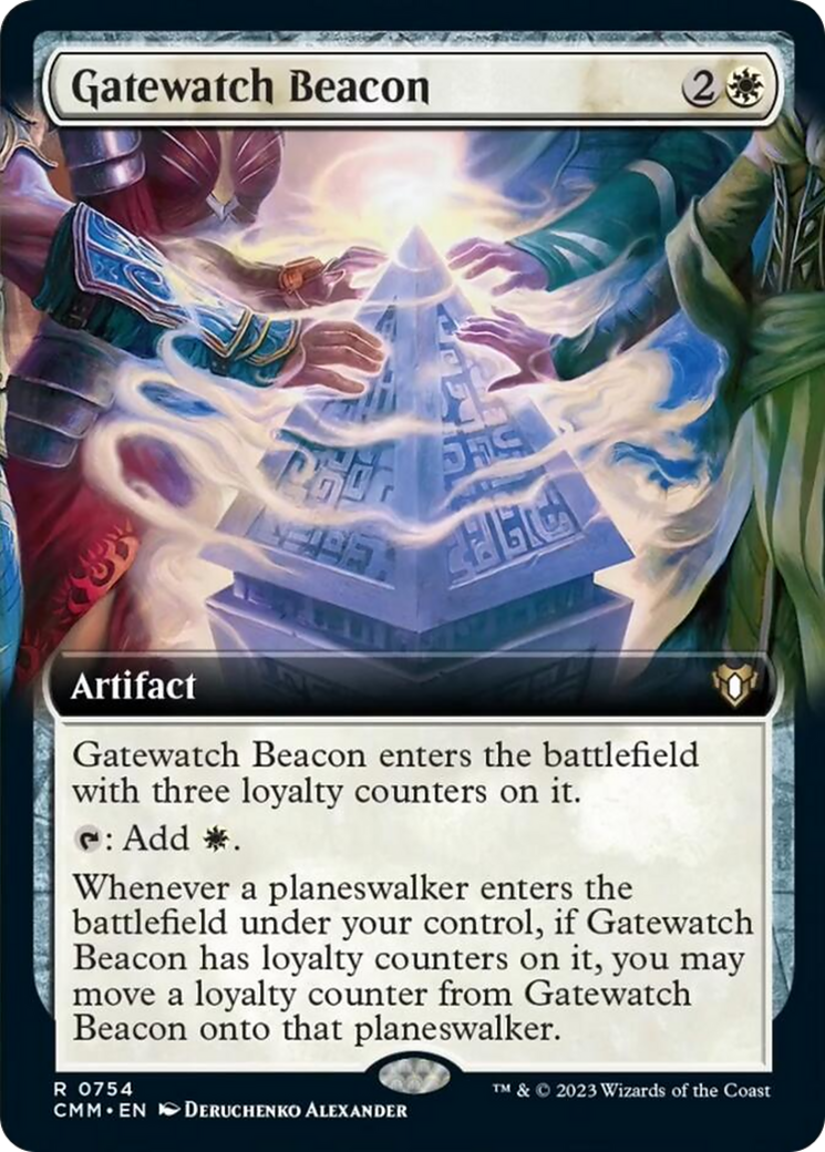 Gatewatch Beacon (Extended Art) [Commander Masters] - Magic: The Gathering - Card Brawlers | Quebec | Canada |