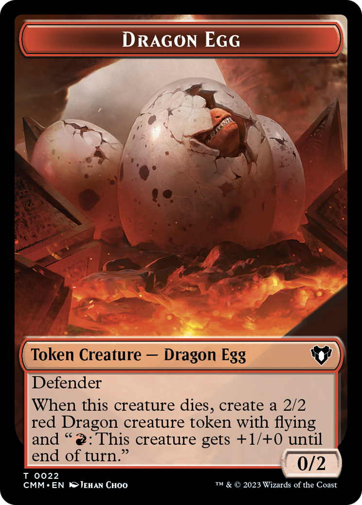 Dragon Egg Token [Commander Masters Tokens] - Magic: The Gathering - Card Brawlers | Quebec | Canada |