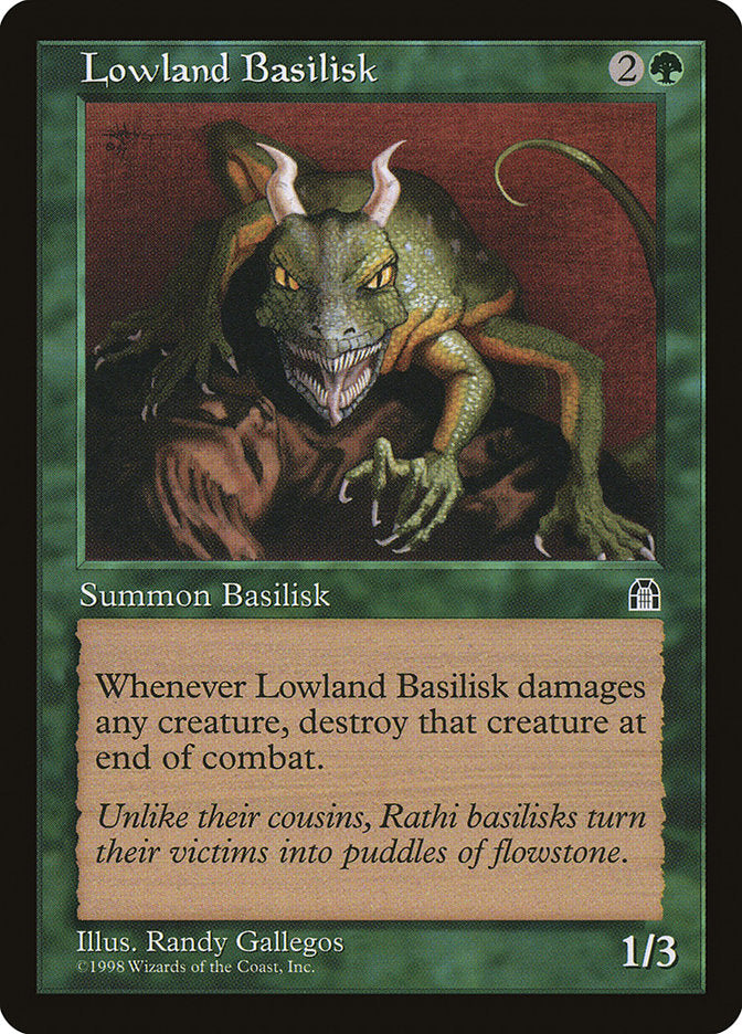 Lowland Basilisk [Stronghold] - Magic: The Gathering - Card Brawlers | Quebec | Canada |