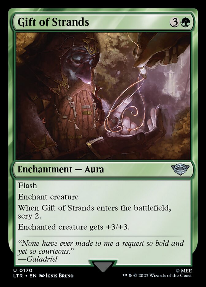 Gift of Strands [The Lord of the Rings: Tales of Middle-Earth] - Magic: The Gathering - Card Brawlers | Quebec | Canada |