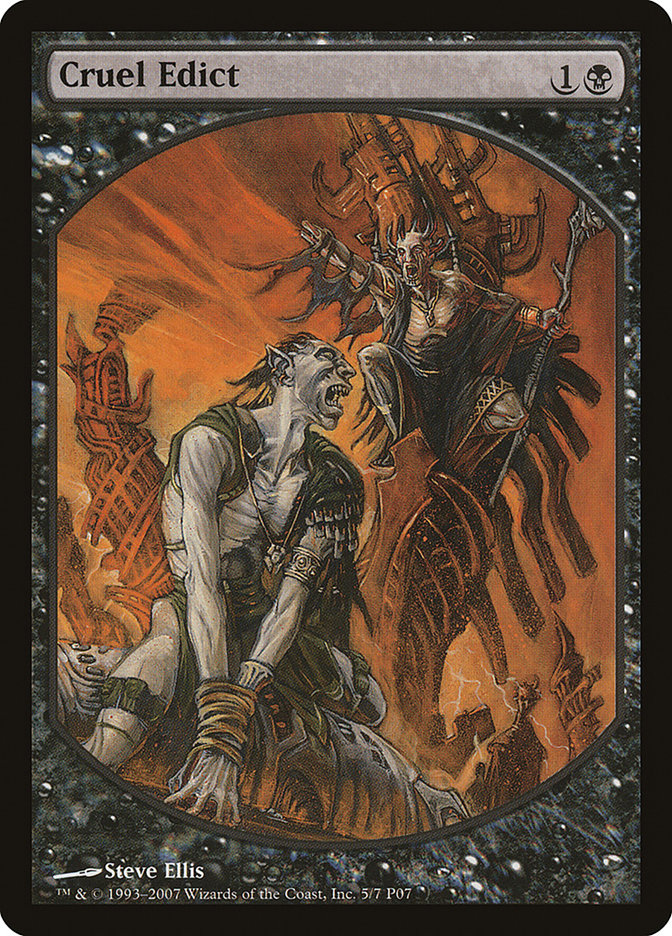 Cruel Edict [Magic Player Rewards 2007] - Magic: The Gathering - Card Brawlers | Quebec | Canada |