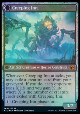 Hostile Hostel // Creeping Inn [Innistrad: Midnight Hunt Prerelease Promos] - Magic: The Gathering - Card Brawlers | Quebec | Canada |