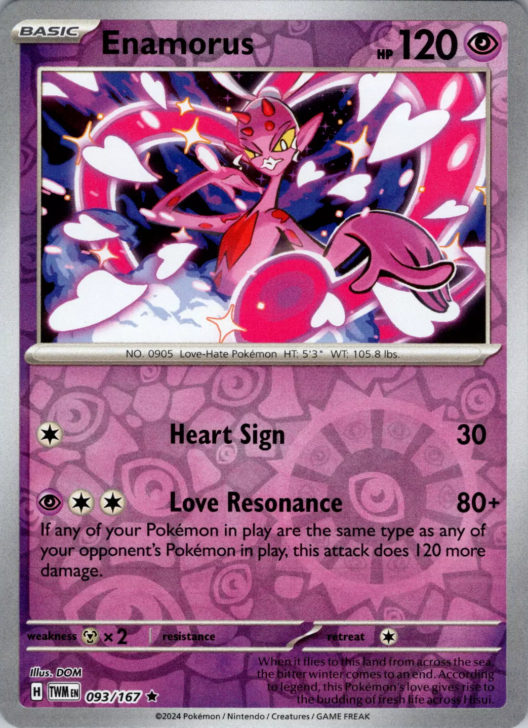 Enamorus (093/167) [Scarlet & Violet: Twilight Masquerade] - Pokémon - Card Brawlers | Quebec | Canada |