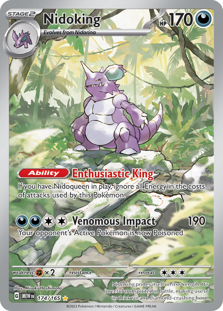 Nidoking (174/165) [Scarlet & Violet 151] - Pokémon - Card Brawlers | Quebec | Canada |