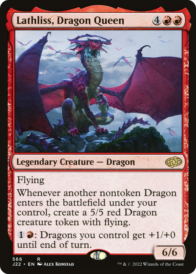 Lathliss, Dragon Queen [Jumpstart 2022] - Magic: The Gathering - Card Brawlers | Quebec | Canada |