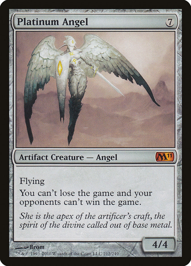 Platinum Angel [Magic 2011] - Magic: The Gathering - Card Brawlers | Quebec | Canada |