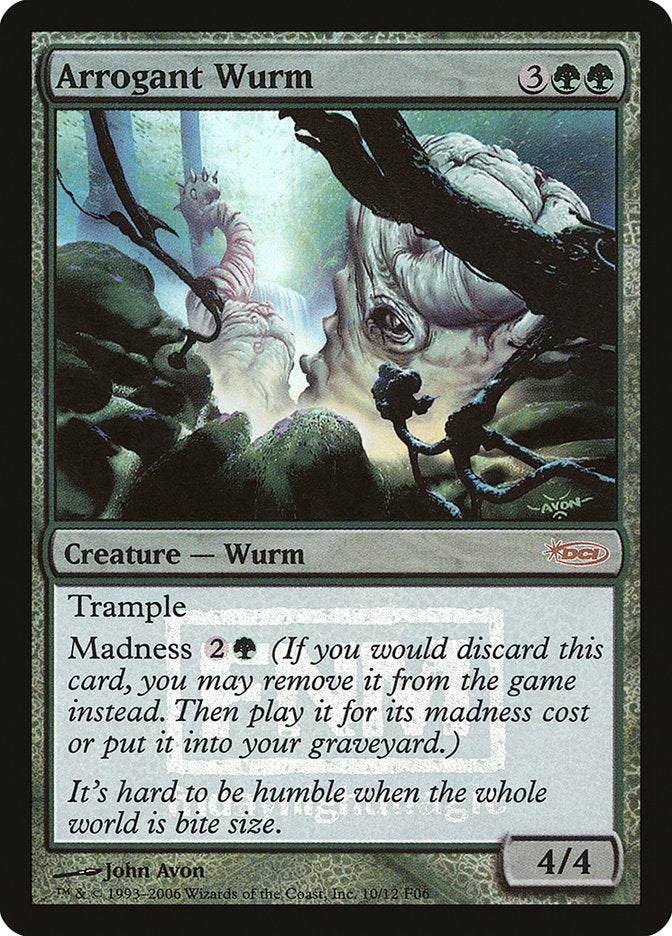 Arrogant Wurm [Friday Night Magic 2006] - Magic: The Gathering - Card Brawlers | Quebec | Canada |