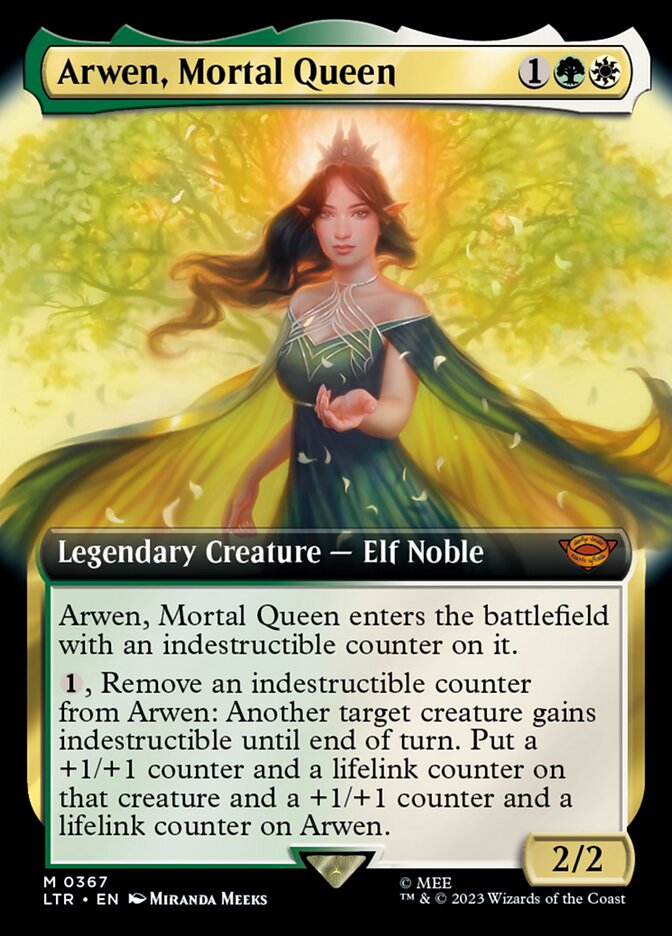 Arwen, Mortal Queen (Extended Art) [The Lord of the Rings: Tales of Middle-Earth] - Magic: The Gathering - Card Brawlers | Quebec | Canada |