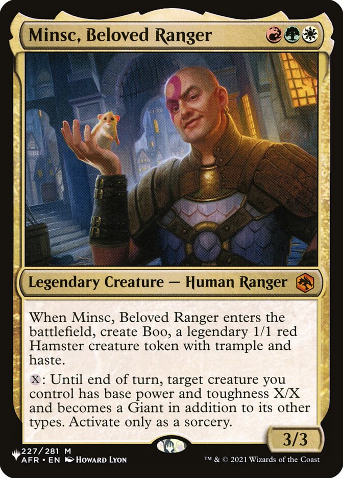 Minsc, Beloved Ranger [The List] - Magic: The Gathering - Card Brawlers | Quebec | Canada |
