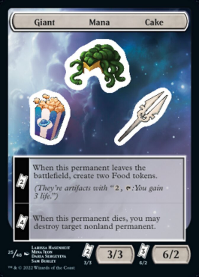Giant Mana Cake [Unfinity Stickers] - Magic: The Gathering - Card Brawlers | Quebec | Canada |