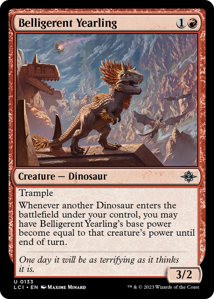 Belligerent Yearling [The Lost Caverns of Ixalan] - Magic: The Gathering - Card Brawlers | Quebec | Canada |