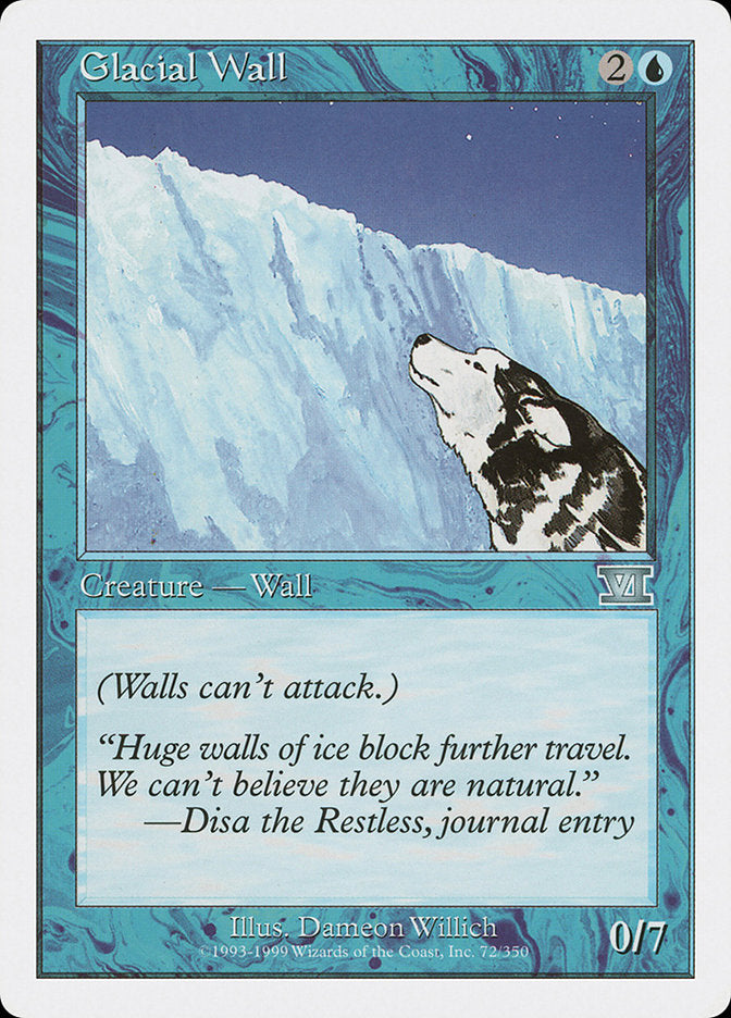Glacial Wall [Classic Sixth Edition] - Magic: The Gathering - Card Brawlers | Quebec | Canada |