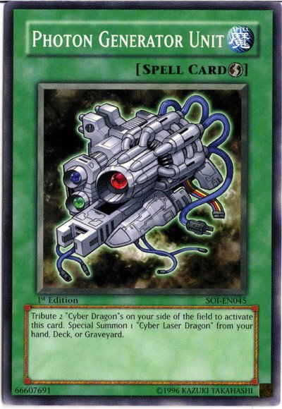Photon Generator Unit [SOI-EN045] Common - Yu-Gi-Oh! - Card Brawlers | Quebec | Canada |