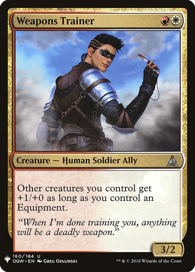 Weapons Trainer [Mystery Booster] - Magic: The Gathering - Card Brawlers | Quebec | Canada |