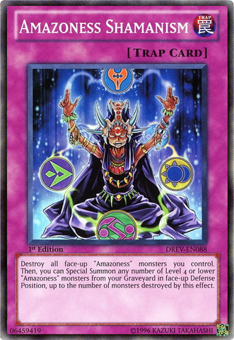 Amazoness Shamanism [DREV-EN088] Super Rare - Yu-Gi-Oh! - Card Brawlers | Quebec | Canada |