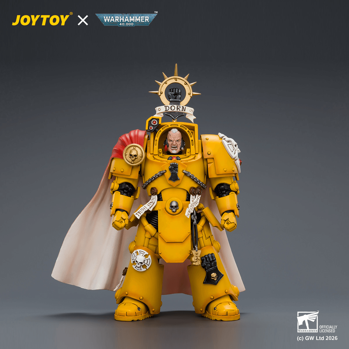 JOYTOY - Imperial Fists Darnath Lysander with Thunder Hammer and Storm Shield - (PREORDER) October 30, 2026