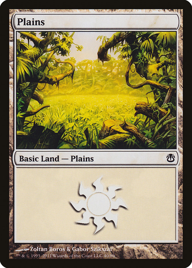 Plains (40) [Duel Decks: Ajani vs. Nicol Bolas] - Magic: The Gathering - Card Brawlers | Quebec | Canada |