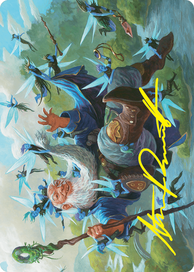Mischievous Mystic Art Card (7/54) (Gold-Stamped Signature) [Foundations Art Series] - Magic: The Gathering - Card Brawlers | Quebec | Canada |
