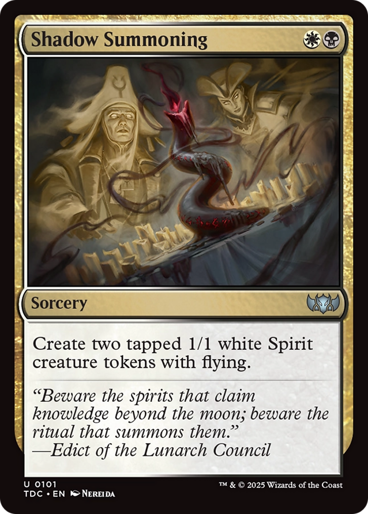 Shadow Summoning [Tarkir: Dragonstorm Commander] - Magic: The Gathering - Card Brawlers | Quebec | Canada |