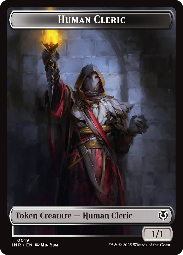 Demon // Human Cleric Double-Sided Token [Innistrad Remastered Tokens] - Magic: The Gathering - Card Brawlers | Quebec | Canada |
