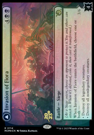 Invasion of Fiora // Marchesa, Resolute Monarch [March of the Machine Prerelease Promos] - Magic: The Gathering - Card Brawlers | Quebec | Canada |