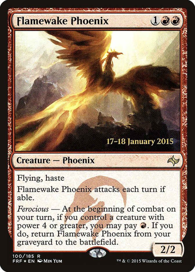 Flamewake Phoenix [Fate Reforged Prerelease Promos] - Magic: The Gathering - Card Brawlers | Quebec | Canada |