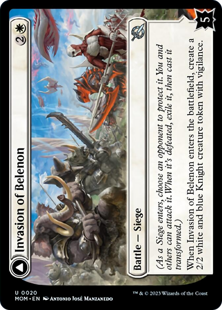 Invasion of Belenon // Belenon War Antherm [March of the Machine] - Magic: The Gathering - Card Brawlers | Quebec | Canada |