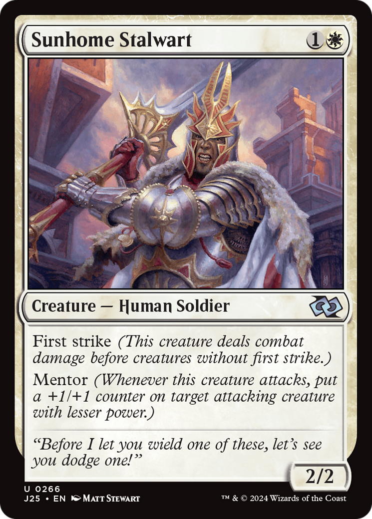 Sunhome Stalwart [Foundations Jumpstart] - Magic: The Gathering - Card Brawlers | Quebec | Canada |