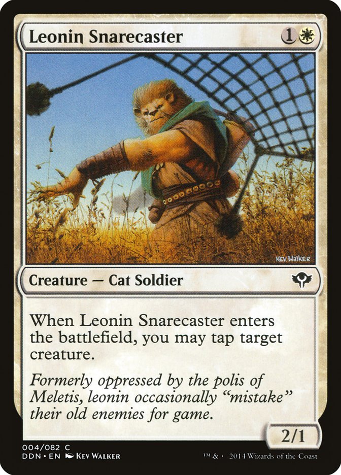 Leonin Snarecaster [Duel Decks: Speed vs. Cunning] - Magic: The Gathering - Card Brawlers | Quebec | Canada |