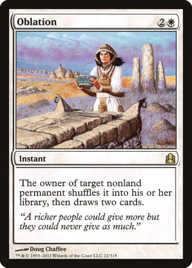 Oblation [Commander 2011] - Magic: The Gathering - Card Brawlers | Quebec | Canada |