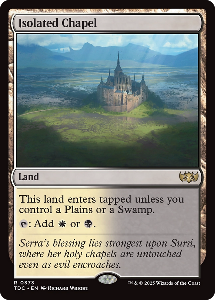 Isolated Chapel [Tarkir: Dragonstorm Commander] - Magic: The Gathering - Card Brawlers | Quebec | Canada |