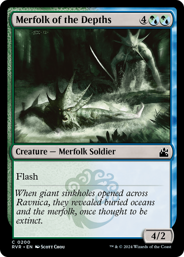 Merfolk of the Depths [Ravnica Remastered] - Magic: The Gathering - Card Brawlers | Quebec | Canada |