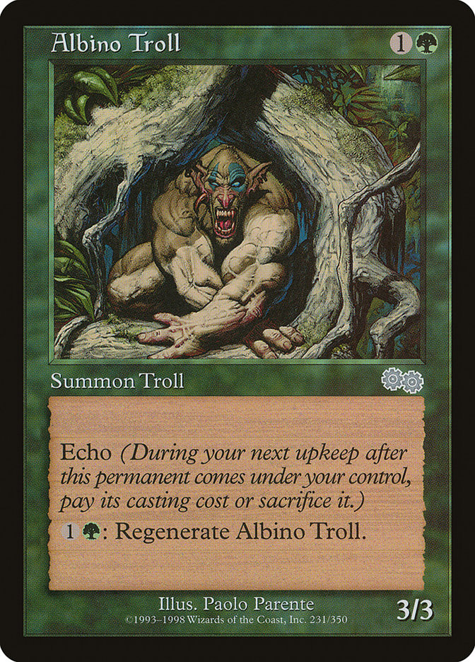 Albino Troll [Urza's Saga] - Magic: The Gathering - Card Brawlers | Quebec | Canada |