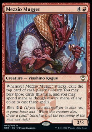 Mezzio Mugger (Promo Pack) [Streets of New Capenna Commander Promos] - Magic: The Gathering - Card Brawlers | Quebec | Canada |