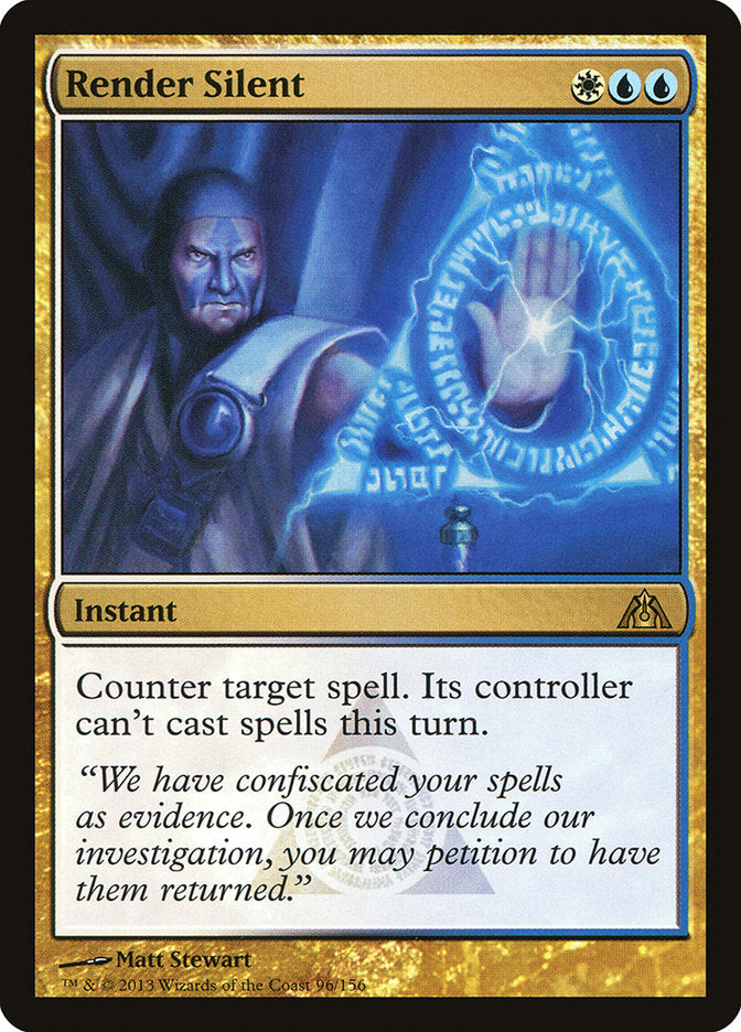 Render Silent [Dragon's Maze] - Magic: The Gathering - Card Brawlers | Quebec | Canada |