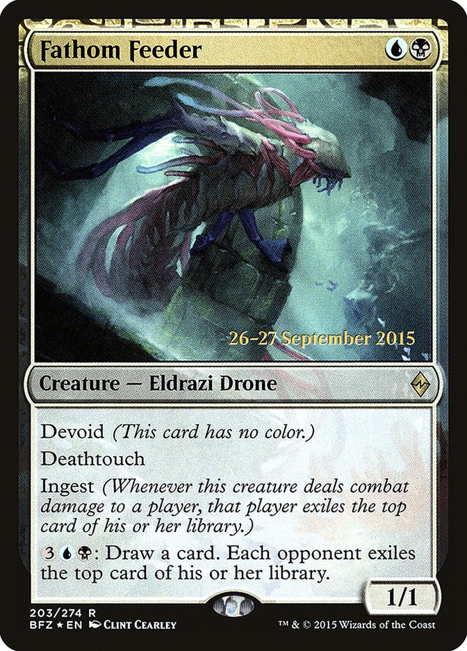 Fathom Feeder [Battle for Zendikar Prerelease Promos] - Magic: The Gathering - Card Brawlers | Quebec | Canada |