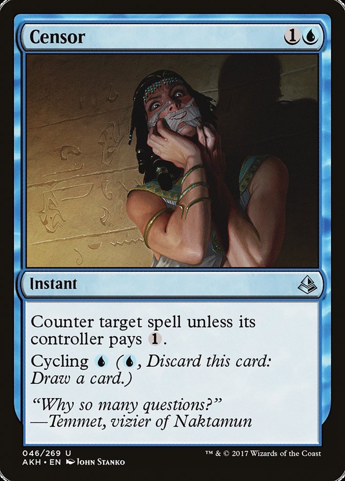 Censor [Amonkhet] - Magic: The Gathering - Card Brawlers | Quebec | Canada |