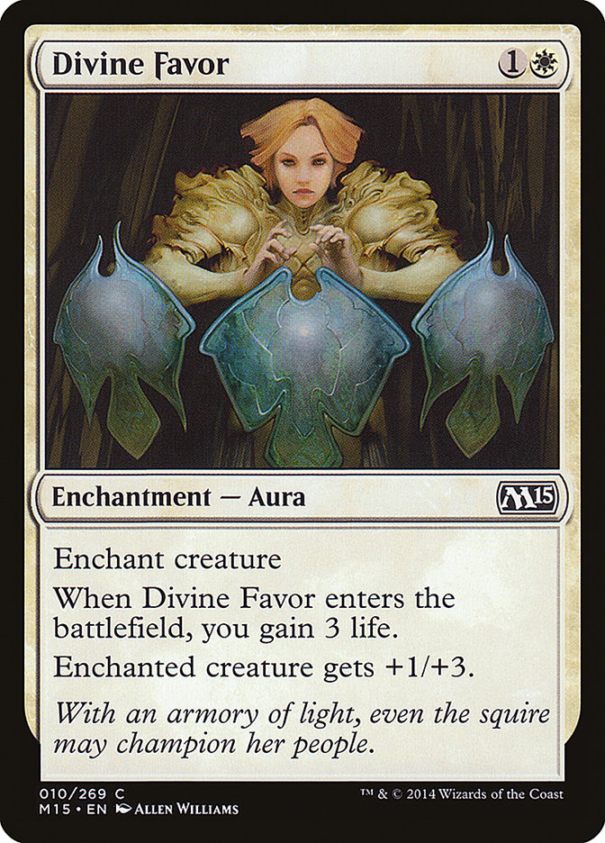 Divine Favor [Magic 2015] - Magic: The Gathering - Card Brawlers | Quebec | Canada |