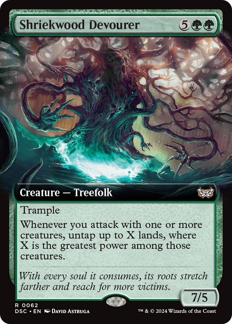 Shriekwood Devourer (Extended Art) [Duskmourn: House of Horror Commander] - Magic: The Gathering - Card Brawlers | Quebec | Canada |