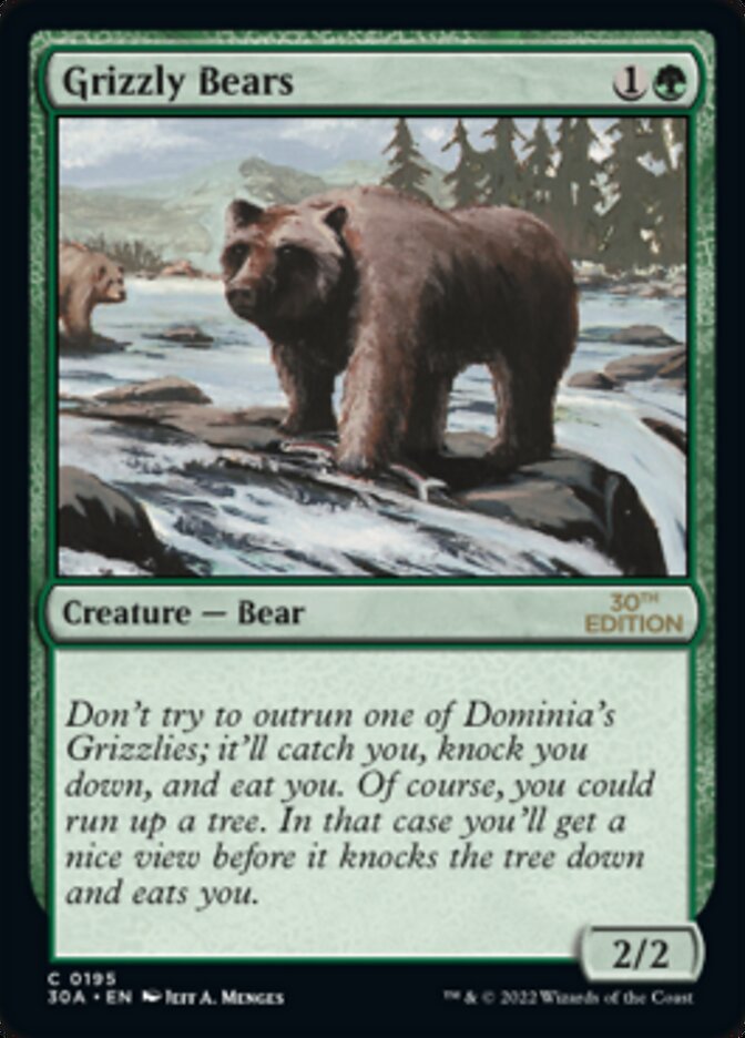 Grizzly Bears [30th Anniversary Edition] - Magic: The Gathering - Card Brawlers | Quebec | Canada |