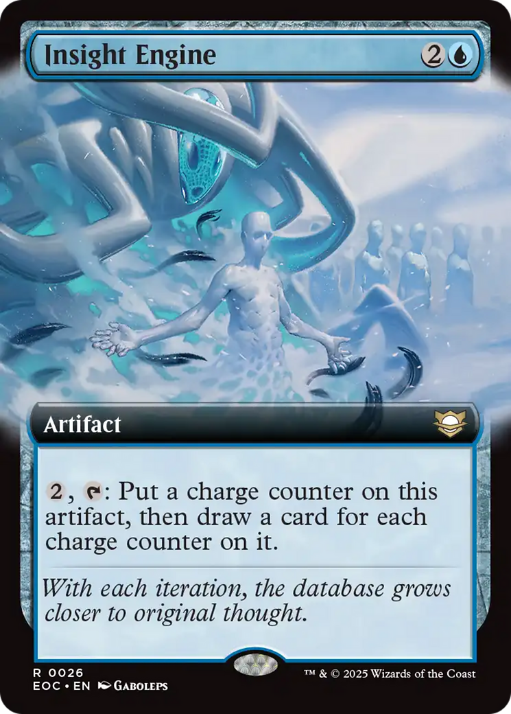 Insight Engine (Extended Art) [Edge of Eternities Commander] - Magic: The Gathering - Card Brawlers | Quebec | Canada |