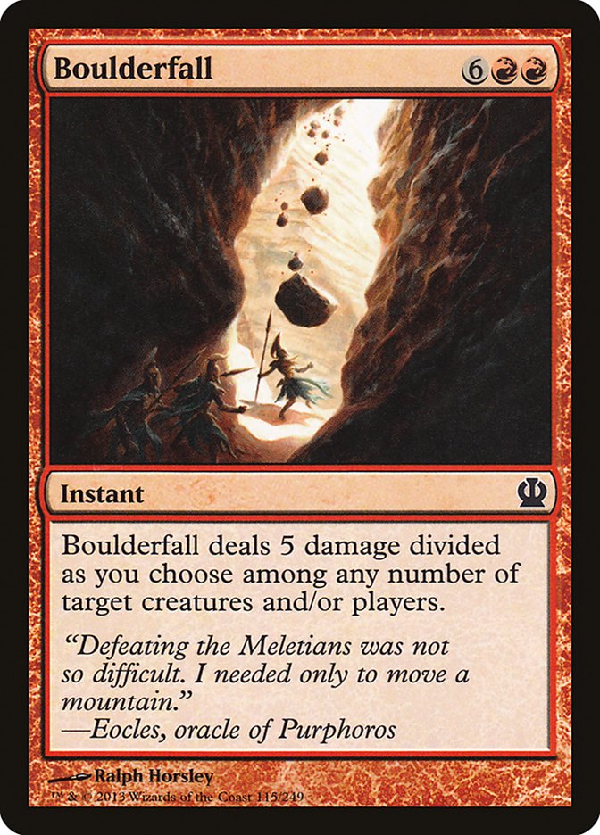 Boulderfall [Theros] - Magic: The Gathering - Card Brawlers | Quebec | Canada |